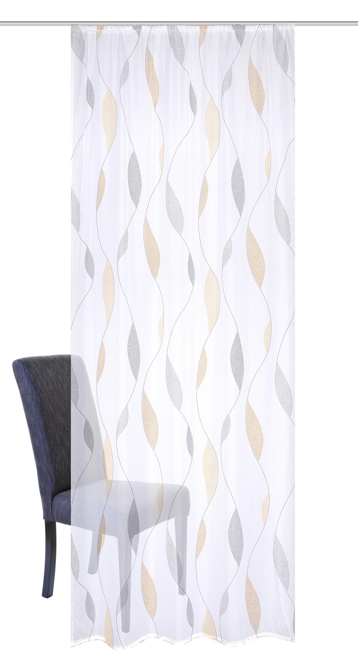 Fertigvorhang Paolo - Gelb/Hellgelb, KONVENTIONELL, Textil (140/175cm) - Schmidt W. Gmbh