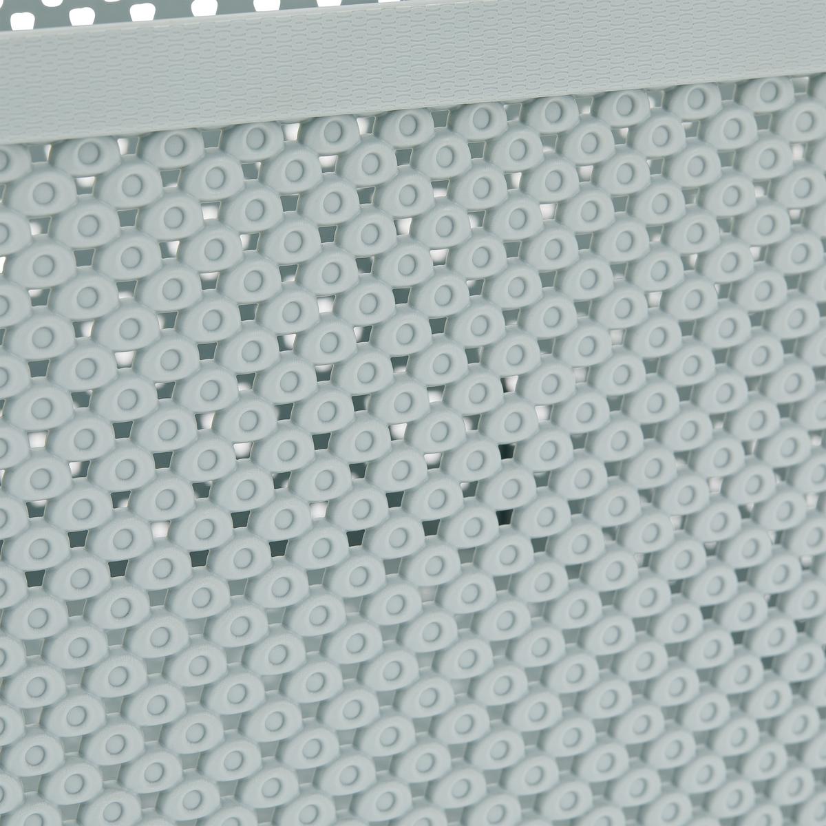 Aufbewahrungskorb Diamond 27x15 Cm Kunststoff Mintgrün - Grün, Basics, Kunststoff (27/21,5/15cm) - Luca Bessoni