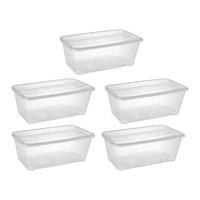 Sada úložných boxů SHOES - čiré, Konvenční, plast (35/20/17,2cm) - Mömax
