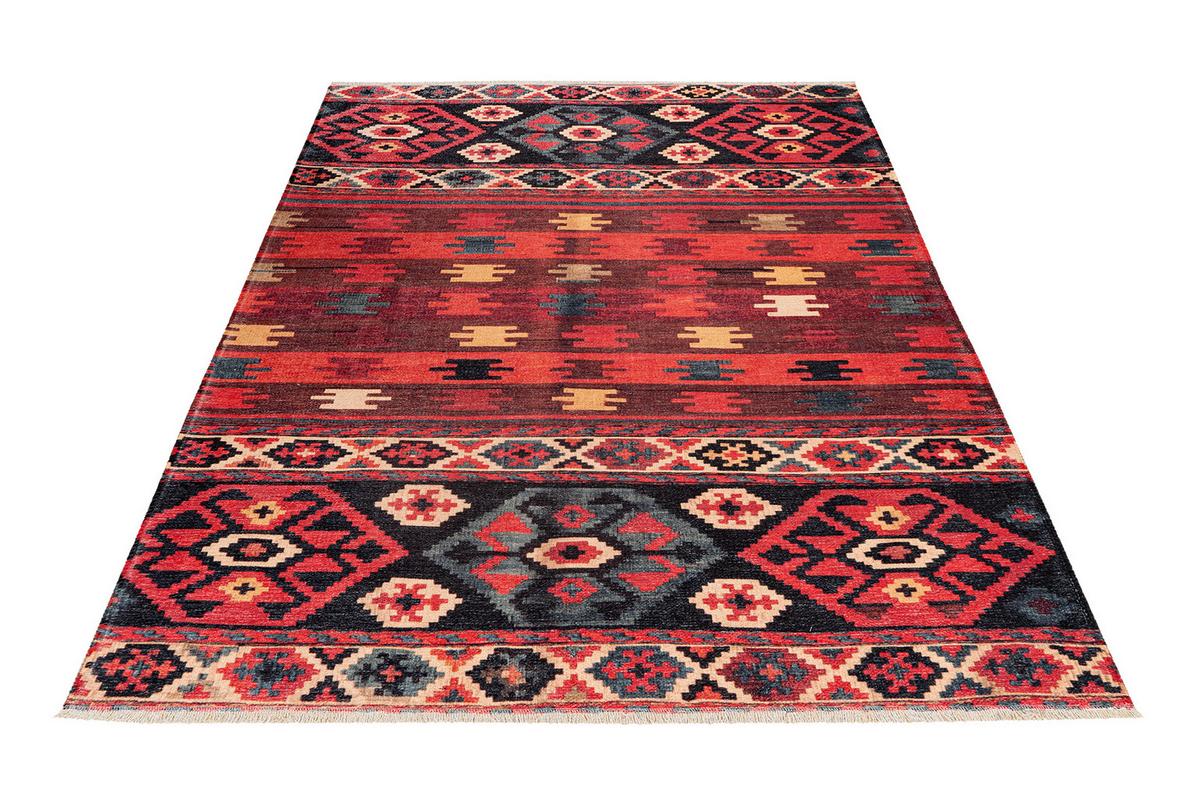 Flachwebteppich My Ethno Multicolor 75x150 cm - Multicolor, LIFESTYLE, Textil (75/150cm) - Obsession
