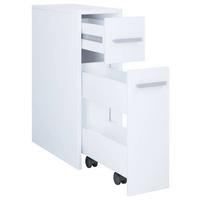 Unterschrank Zalo B: 19,9 cm Weiß - Weiß, MODERN, Holzwerkstoff (19,9/61,4/45cm) - MID.YOU