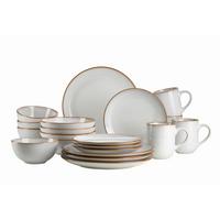 Kombiservice Mabella Steinzeug 20--Teilig. - Hellgrau, Basics, Keramik - Mäser