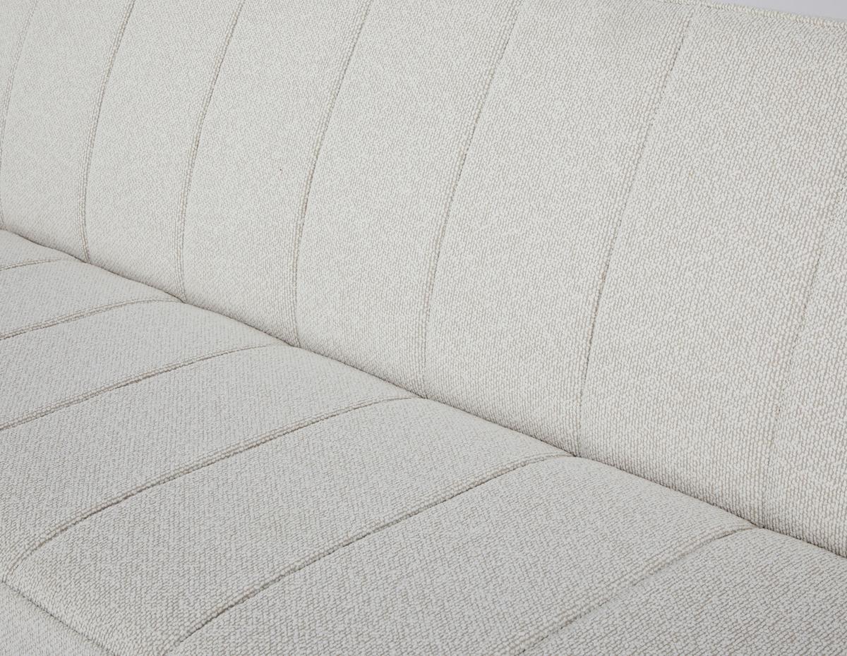 Schlafsofa Lino Beige B: 192 cm - Beige/Schwarz, Design, Holz/Textil (192/82/90cm) - Livetastic