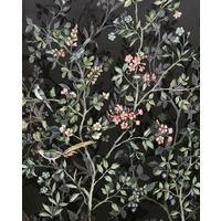 Vliestapete Nuit Royale - Schwarz/Rosa, Basics (200/250cm) - Komar