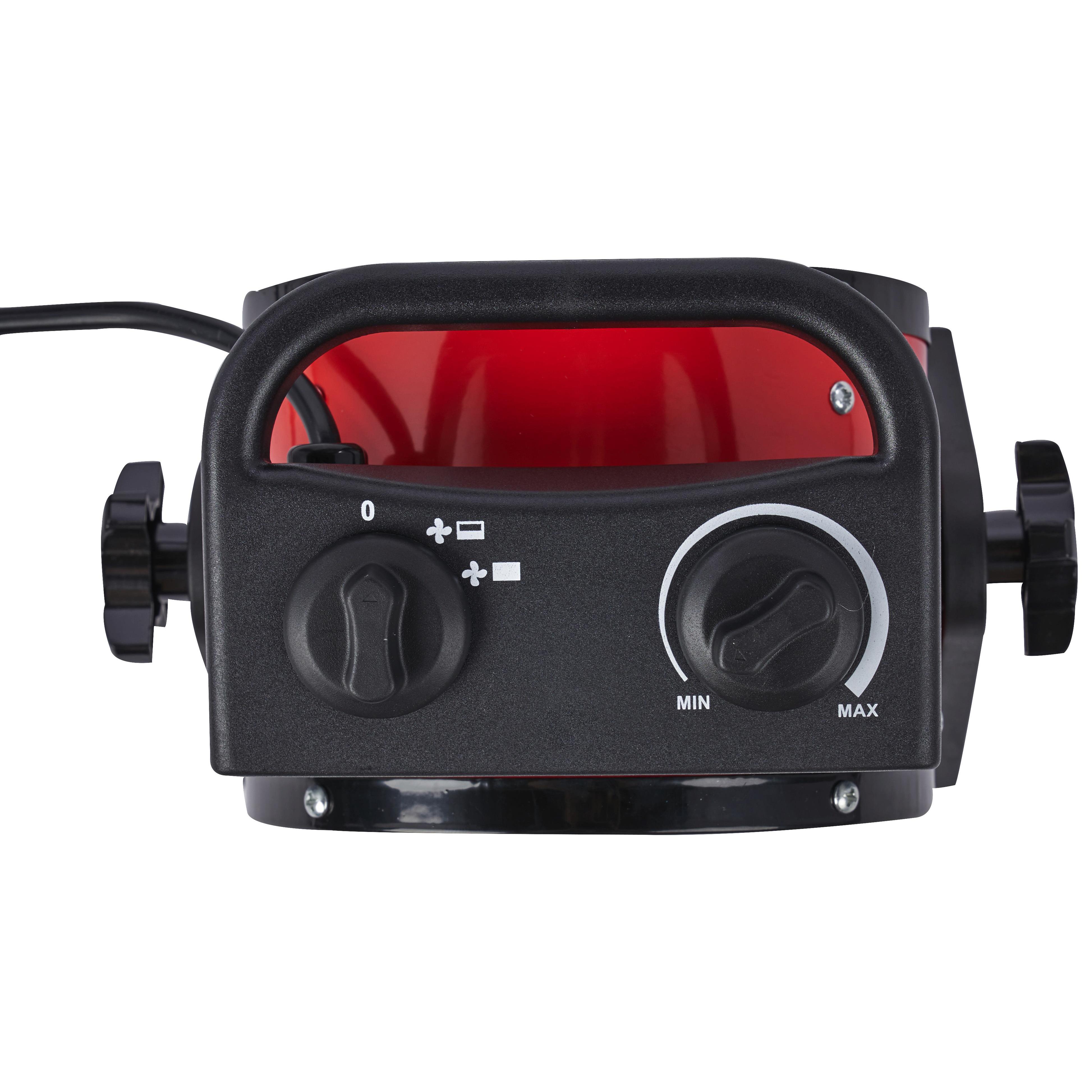 Freistehender Elektrokamin mit 2 Heizstufen