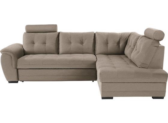 Sedací Souprava Falco - tmavě šedá/světle hnědá, Konvenční, kov/dřevo (251/183cm) - Ombra Sedací Souprava Falco - tmavě šedá/světle hnědá, Konvenční, kov/dřevo (251/183cm) - Ombra