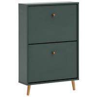 Schuhkipper Bjarne, Waldgrün B: 59,8 Cm - Waldgrün, Design, Holzwerkstoff (59,8/92,2/19,55cm) - MID.YOU