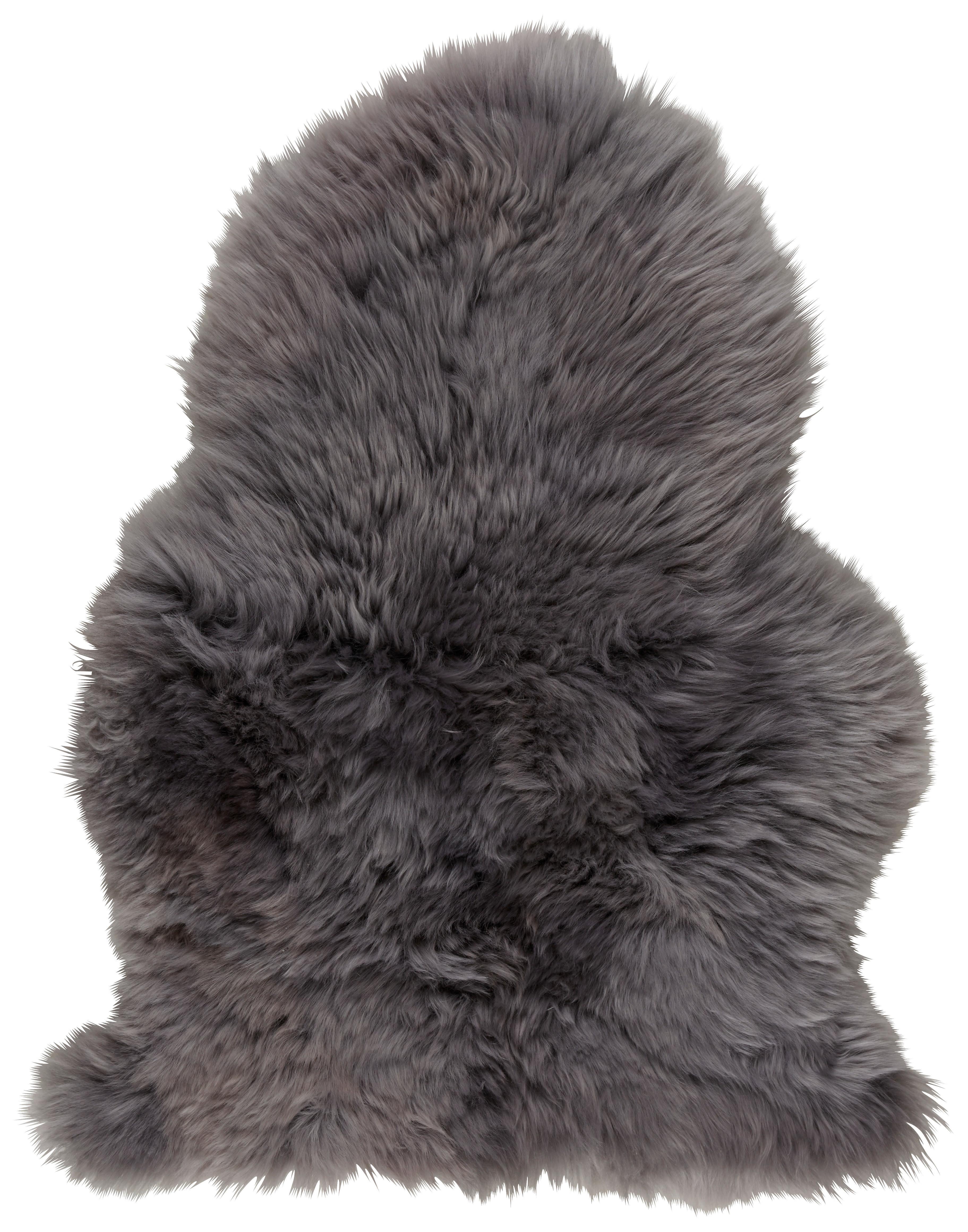 Ovčia Kožušina Emma, 60/45cm, Svetlosivá - svetlosivá, textil (60/45cm) - Modern Living