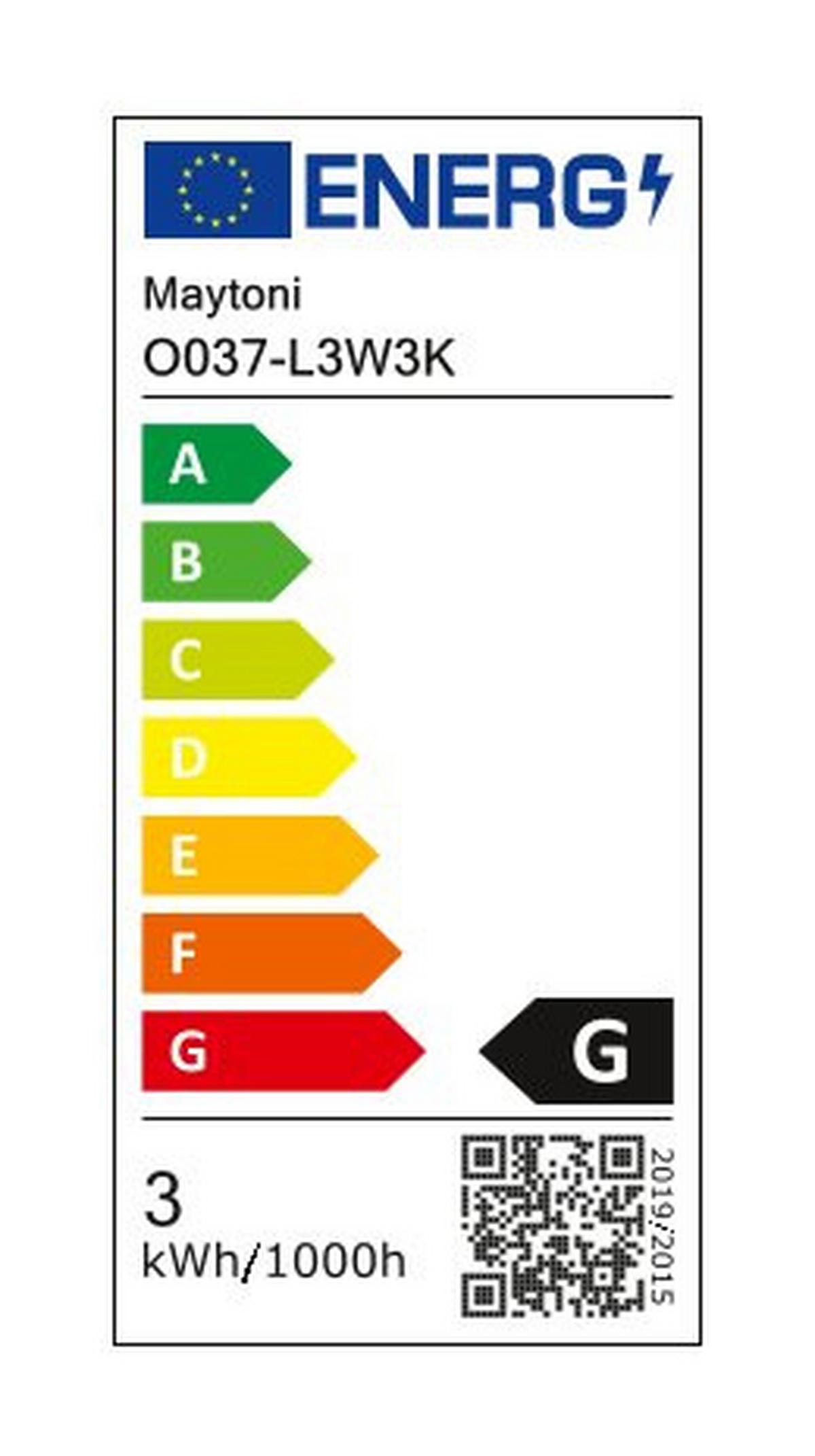 Wegeleuchte Limo - Schwarz/Weiß, Trend, Metall (6,2/6,2cm) - MAYTONI