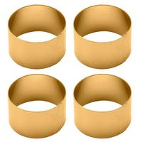 Serviettenringeset Ew-Nr-2108g - Goldfarben, Basics, Metall (4/2,5cm) - Echtwerk
