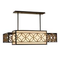 Hängeleuchte Remy H: 102,9 Cm 4-Flammig, Gold.-Bronzefarben - Goldfarben/Bronzefarben, LIFESTYLE, Metall (53,4/53.4/102,9cm) - Elstead Lighting
