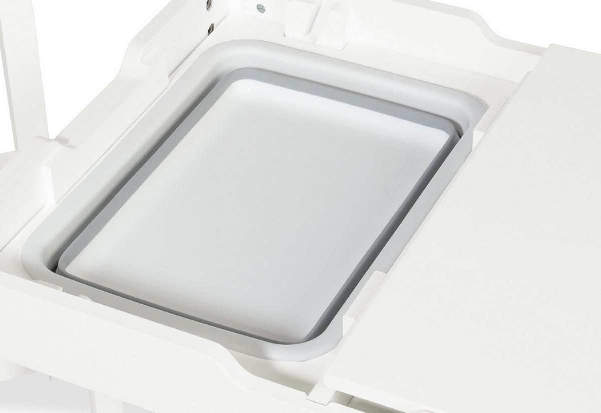 Kindersitzgruppe Holz Weiß 3-teilig - Weiß, Basics, Holz (65/47/50cm) - Pinolino