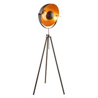 STEHLEUCHTE 58307 XIRENA - Rostfarben/Goldfarben, Trend, Metall (69/179cm) - Globo