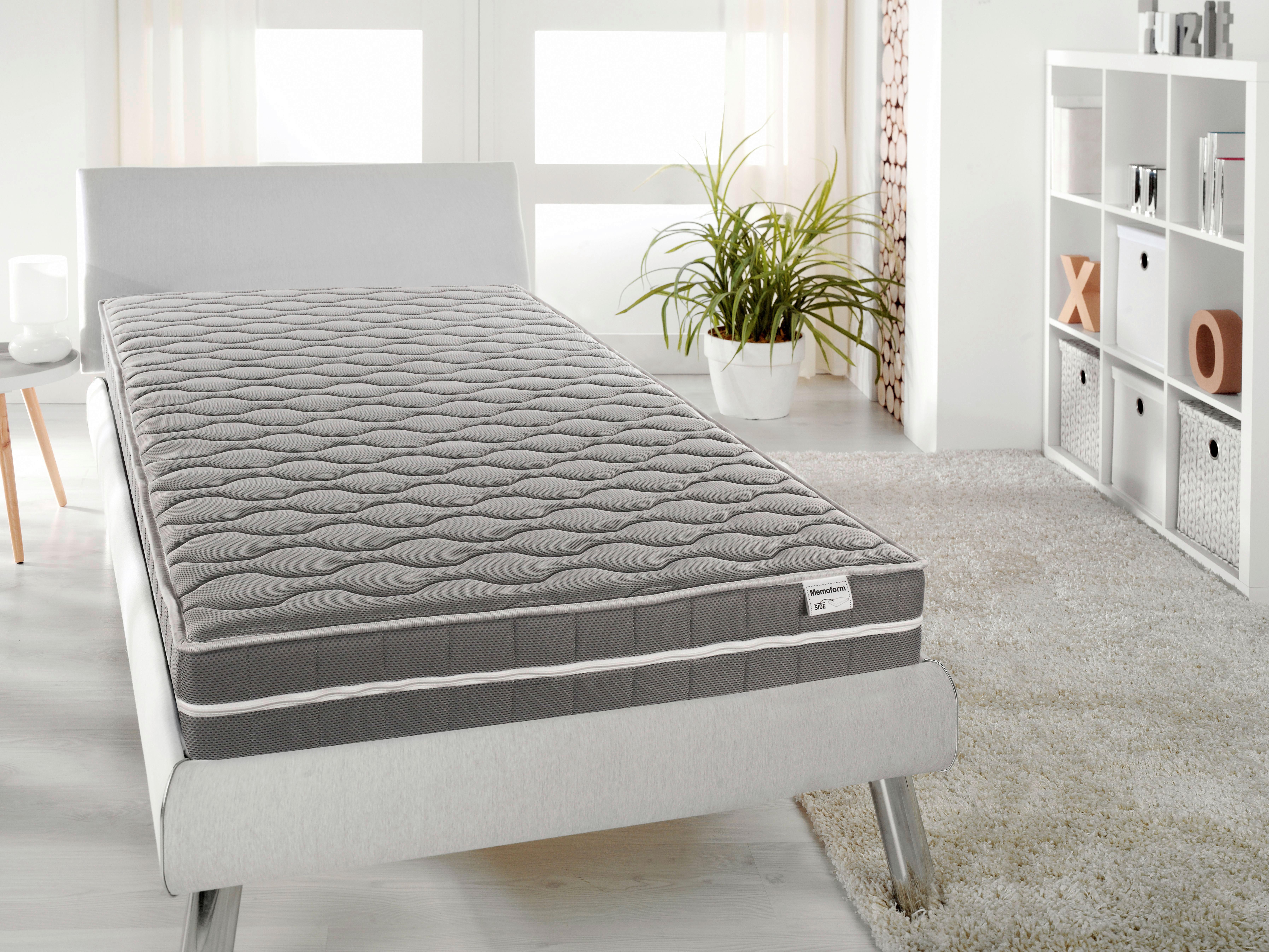 Viscomatratze Visko Plus - Hellgrau, Basics, Textil (140/200cm) - P & B