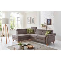 Ecksofa Arngast braun, 194x245 cm - Eichefarben/Beige, KONVENTIONELL, Textil (194/245cm) - Sit & More