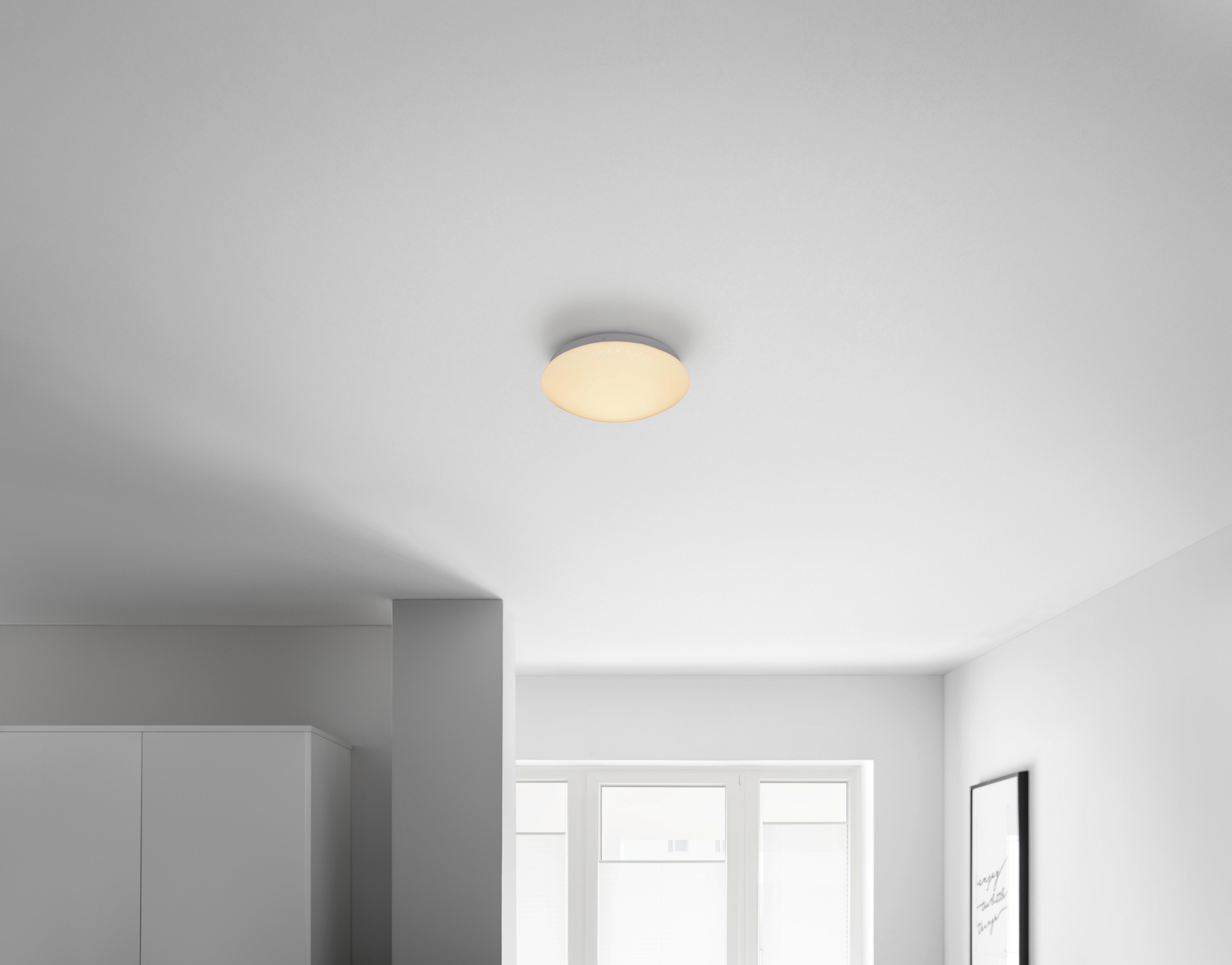 Stropní LED svítidlo Dalia max. 11 Watt - bílá, Konvenční, kov/plast (26/6cm) - Based