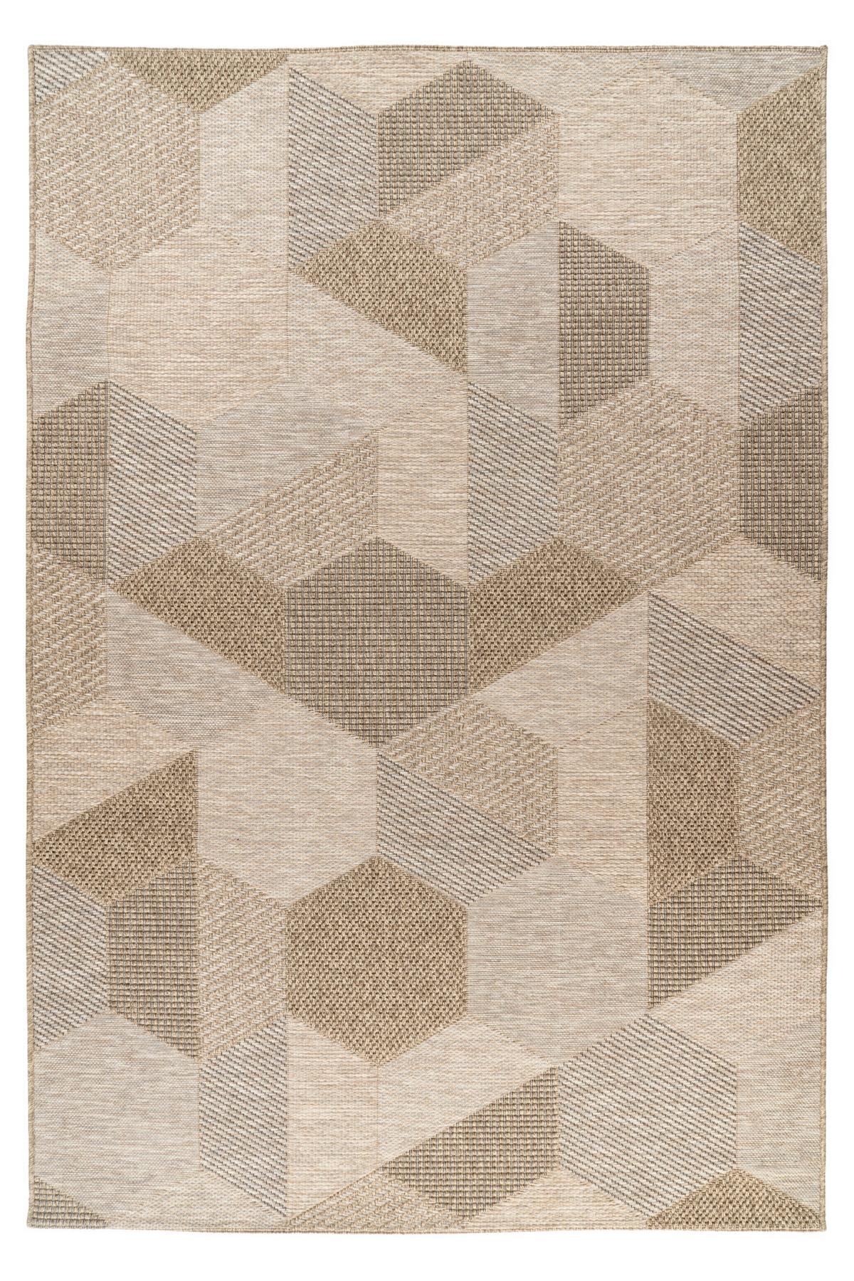 Flachwebteppich My Oslo 705 - Taupe, Design, Textil (200/290cm) - Obsession