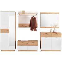 Garderobe Tonale 2, B: 228 Cm Artisan Eiche Dekor/alpinweiss - Weiß/Eiche Artisan, KONVENTIONELL, Holzwerkstoff (228/207,4/40cm)