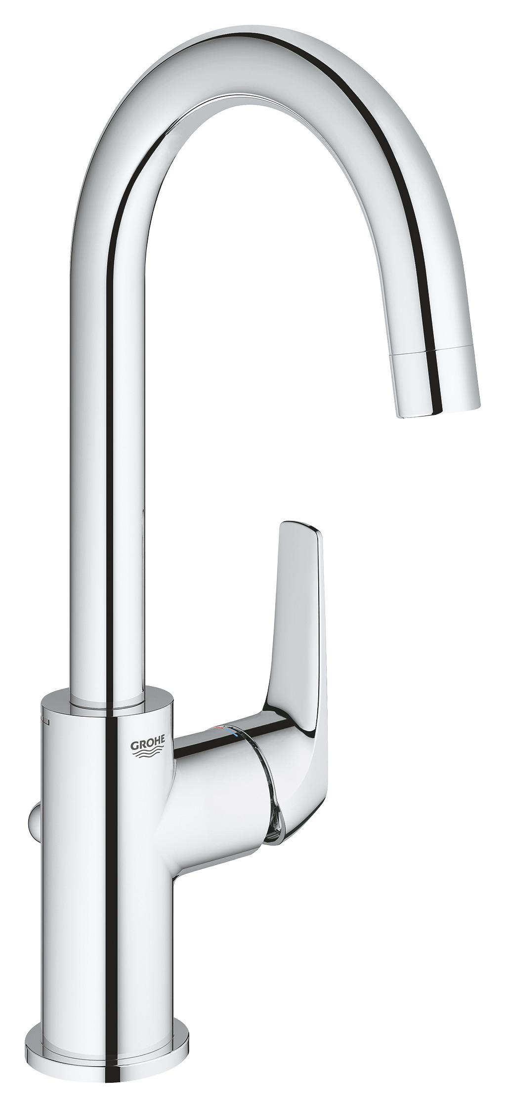 Waschtischarmatur Start Flow Ehm Chrom H: 31 cm - Chromfarben, KONVENTIONELL, Metall (31cm) - Grohe