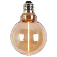 LED ŽÁROVKA C82218MM - jantarové barvy, Konvenční, kov/sklo (8/12,2cm) - Mömax