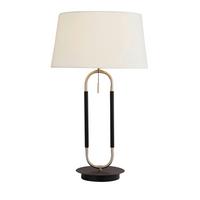 Tischleuchte Jazz Eu41431ss - Silberfarben/Schwarz, Design, Kunststoff/Textil (37/37/63cm)