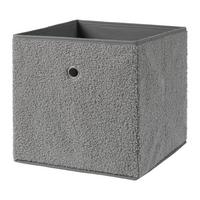 Skladací box TEDDY -EXT- - sivá, Modern, textil/papier (30/30/30cm) - Mömax