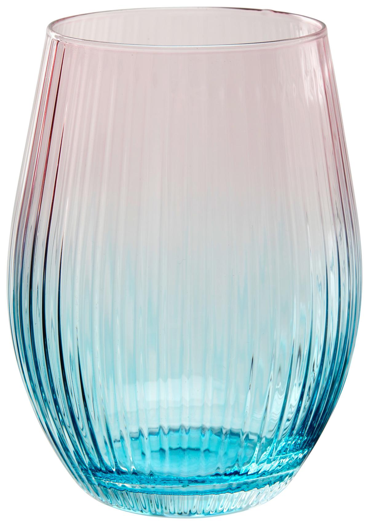 POHÁR NA PITIE IRYNA - viacfarebná, Modern, sklo (7,6/12,5cm) - Mömax