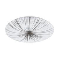 STROPNÉ LED SVIETIDLO NIEVES - biela/strieborná, Konventionell, kov/plast (51/7cm)