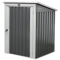 Mülltonnenbox Mülltonnenbox 3x3 - Anthrazit, Basics, Metall (104/134/101cm)