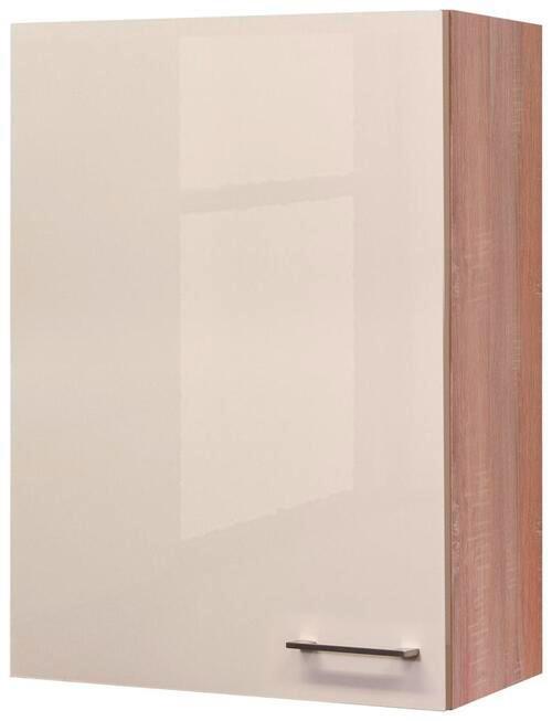 Horná kuchynská skrinka Nepal H60-89 - kašmírová/farba ušľachtilej ocele, Modern, kov/kompozitné drevo (60/89/32cm) - MID.YOU