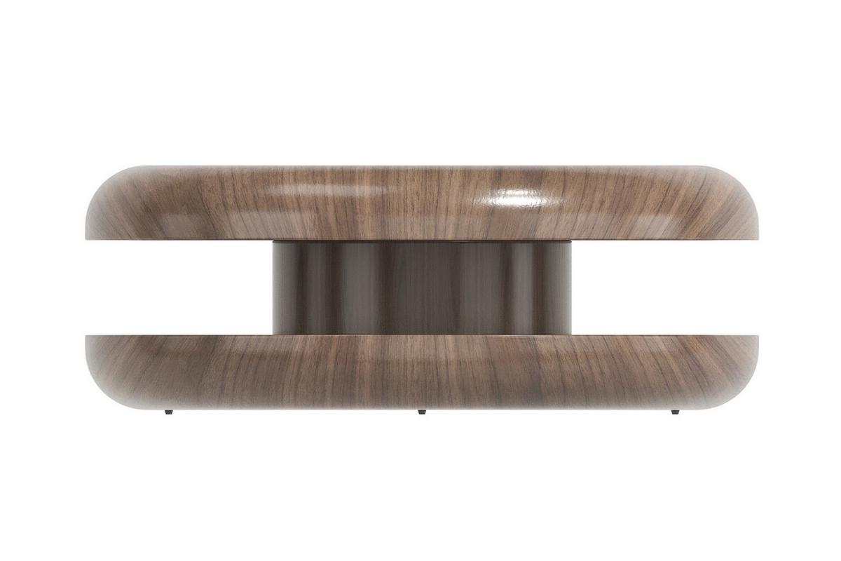 Couchtisch Walnussfarben D: 90 Cm - Walnussfarben, MODERN, Holzwerkstoff (90/90/35cm) - Livetastic