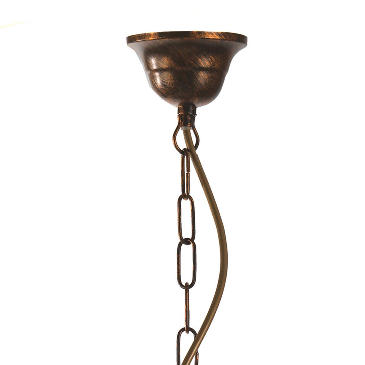 Hängeleuchte 1735/Sb - Bronzefarben, KONVENTIONELL, Metall (45/105cm)