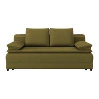 Kanapéágy Alice - olívazöld/fehér, Modern, textil (202/73-92/105cm) - Luca Bessoni