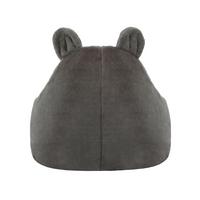 Dětský sedací vak BEAR - antracitová, textil (65/80/65cm) - Modern Living