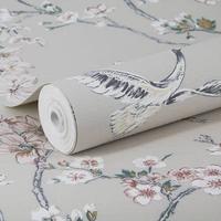 Vliestapete Alexa Kran, Taupe/Rosa - Taupe/Rosa, Basics, Papier/Kunststoff (52/1000cm)