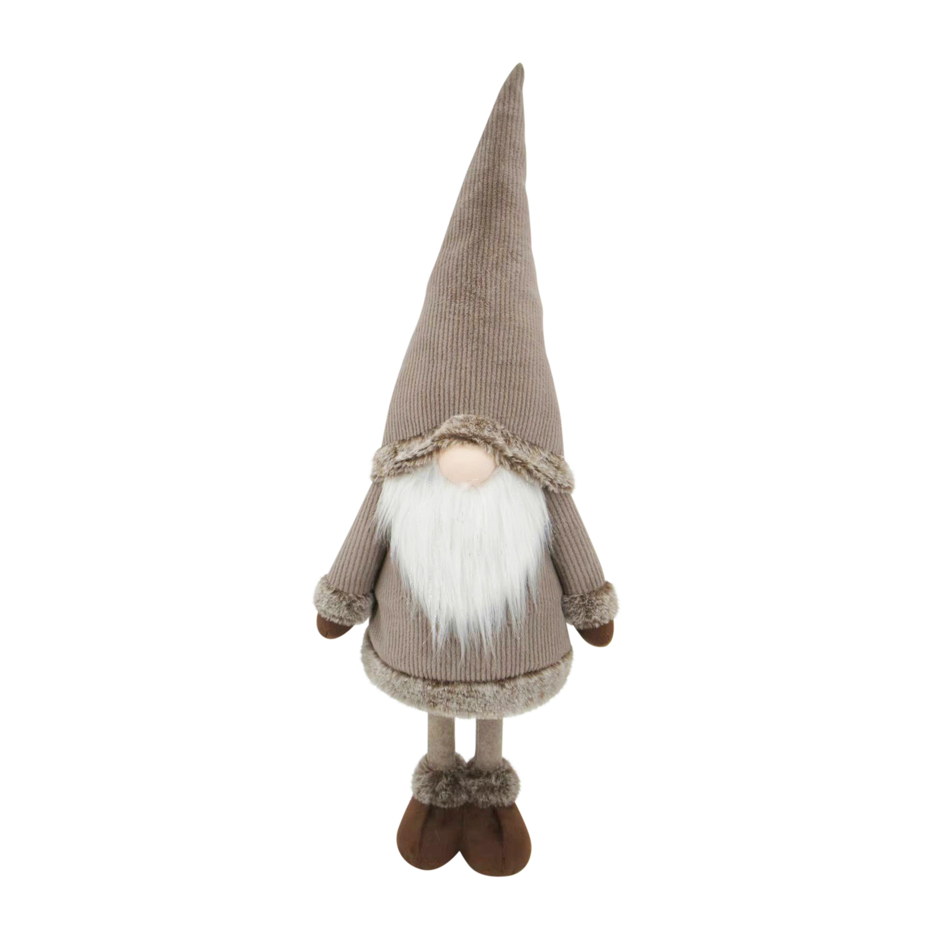 Škriatok EDDY teleskopické nohy 31-80cm - svetlohnedá/biela, Konventionell, kov/textil (31/80/20cm) - Mömax