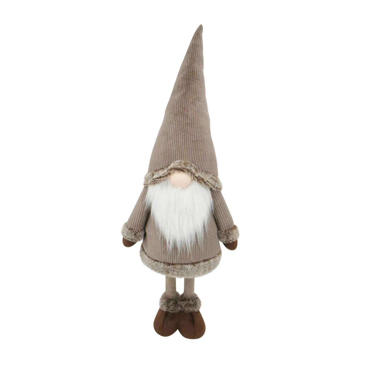 Škriatok EDDY teleskopické nohy 31-80cm - svetlohnedá/biela, Konventionell, kov/textil (31/80/20cm) - Mömax