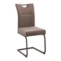 Hojdacia stolička DUNJA hnedá - hnedá/čierna, Modern, kov/drevo (44/86/58cm) - PBJ