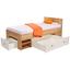 Bett Azurro 90x200cm Eiche Wotan - Weiß/Sonoma Eiche, MODERN, Holzwerkstoff (204/75/95cm) Bett Azurro 90x200cm Eiche Wotan - Weiß/Sonoma Eiche, MODERN, Holzwerkstoff (204/75/95cm)
