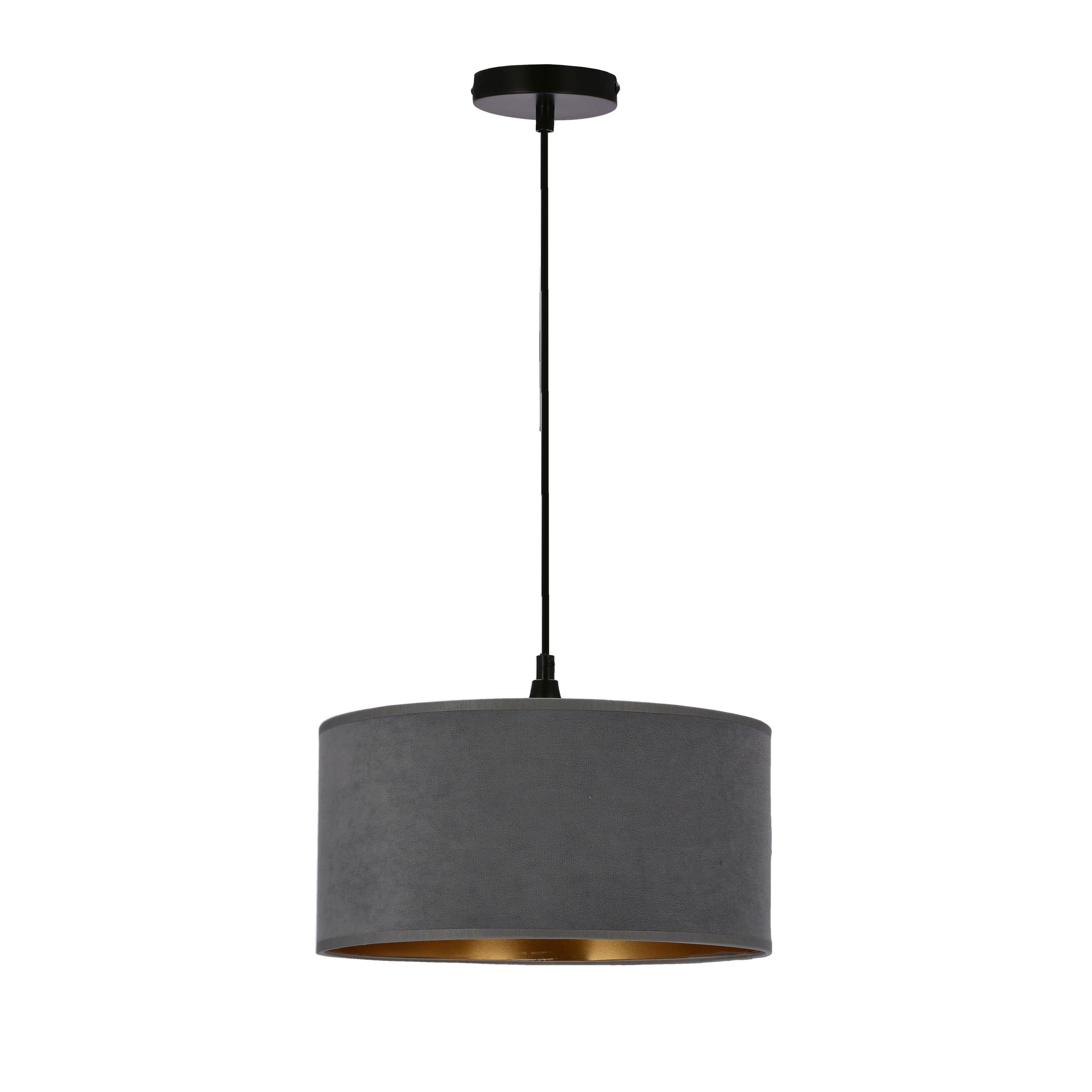 PENDELLEUCHTE 31-22257 MALOTO - Goldfarben/Schwarz, KONVENTIONELL, Kunststoff/Metall (30/30/115cm)