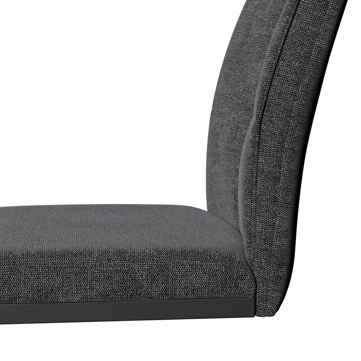 Houpací židle Colien COLIEN - černá/tmavě šedá, Moderní, kov/dřevo (46/94/62cm) - Bessagi Home