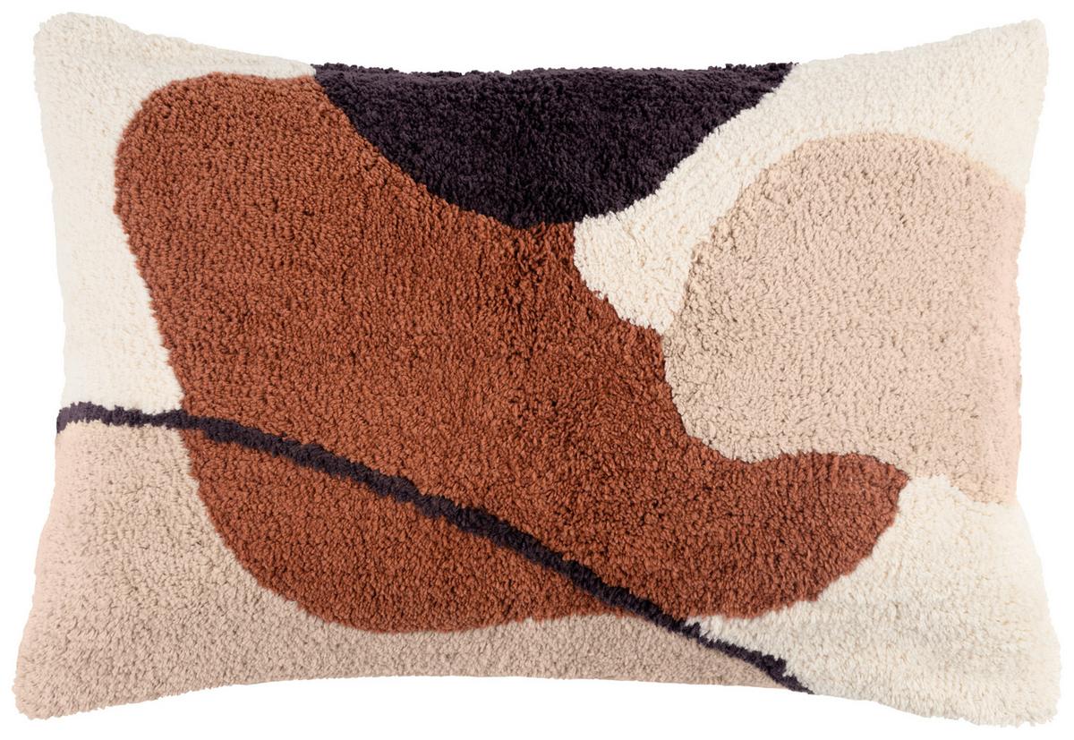 Díszpárna Viola - vörösesbarna, Modern, textil (35/50cm) - Luca Bessoni