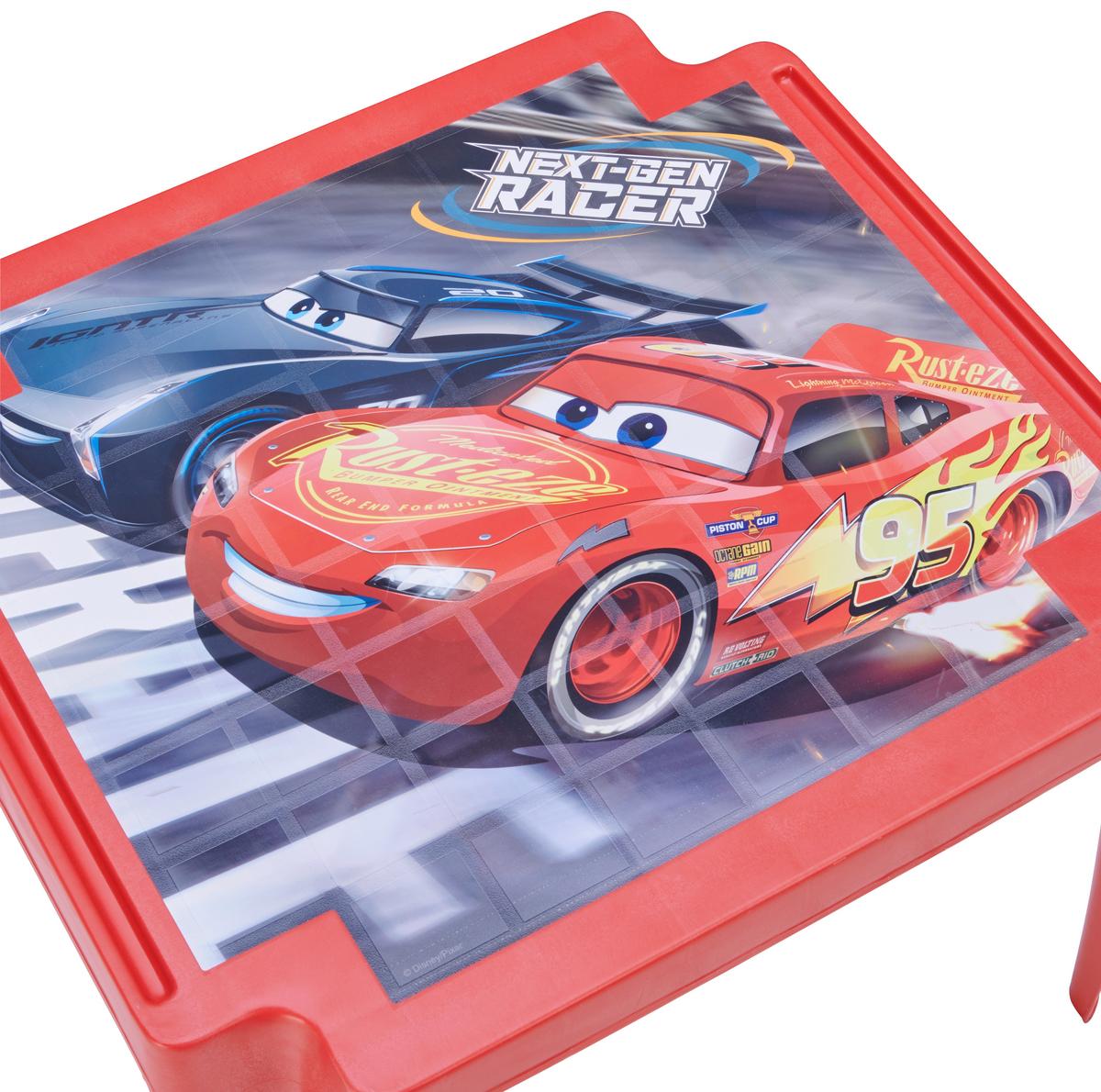 Kindertisch Cars Rot Kunststoff wetterfest - Rot, MODERN, Kunststoff (55/50/44cm)