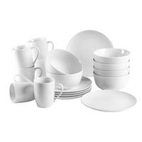 Frühstücksset Weiß Barca für 6 Personen, 18tlg. - Weiß, Basics, Keramik - Mäser