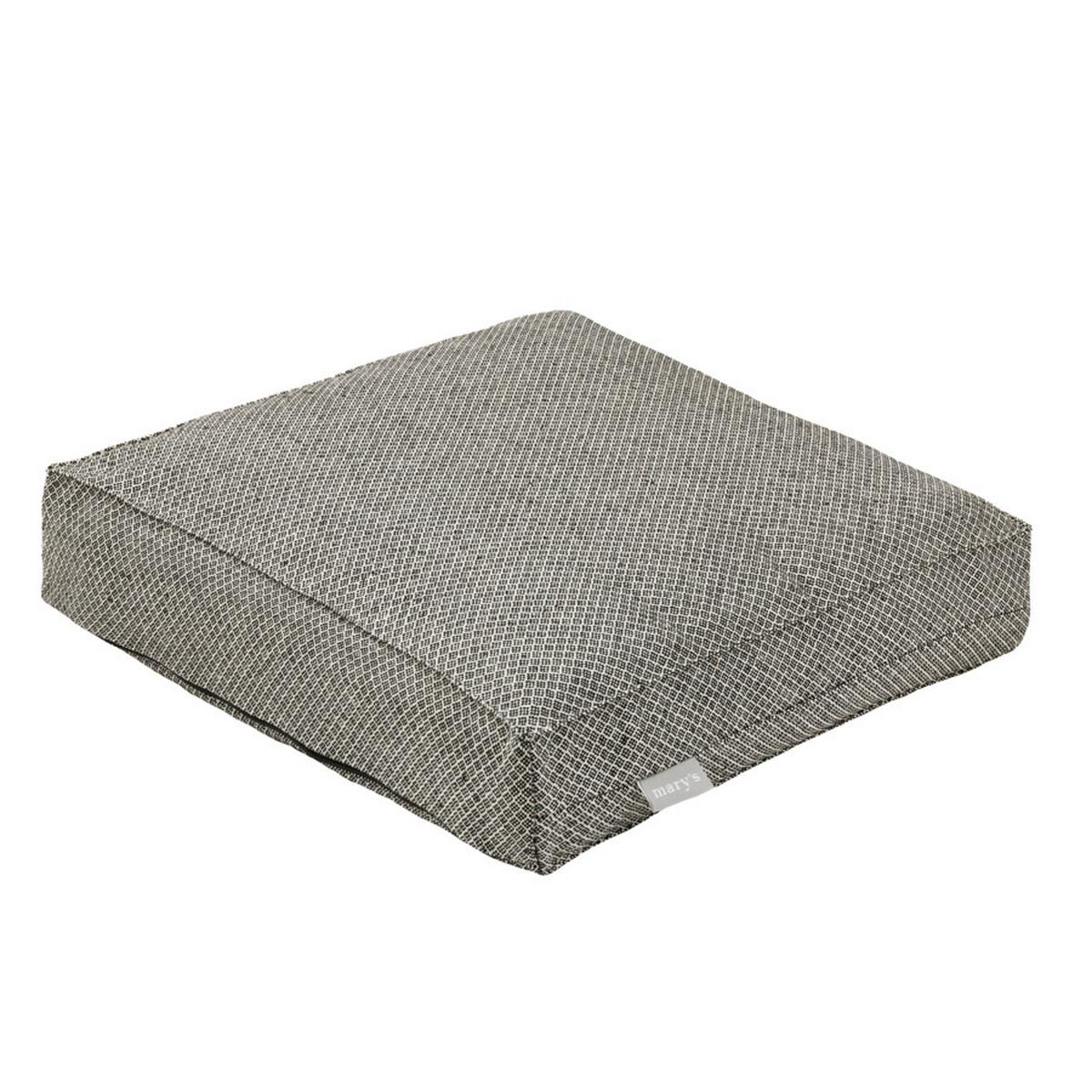 POLŠTÁŘ NA BOX DOBBY - černá, textil (40/40/8cm)