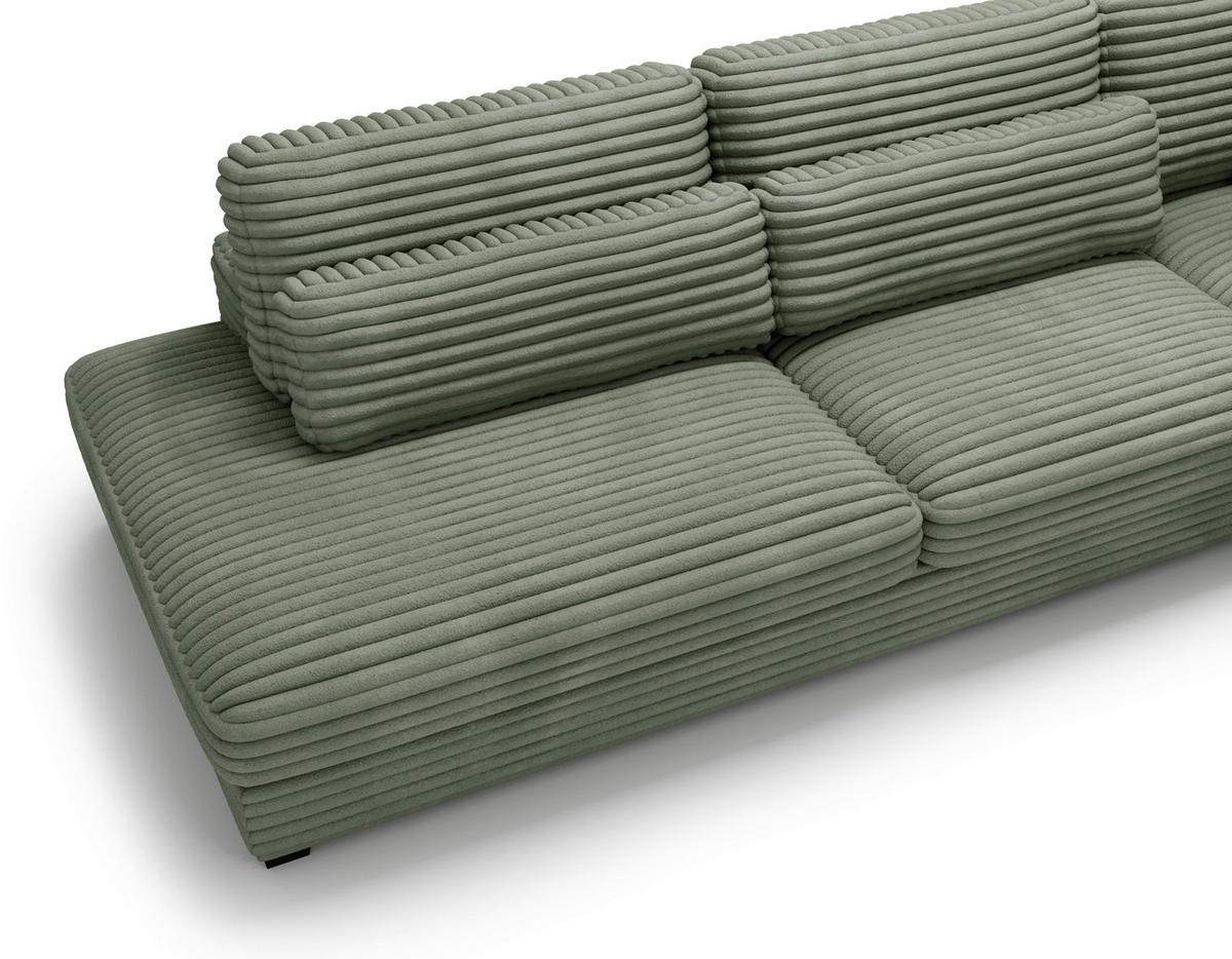 Sven Grün S: 332x244 Cm - Schwarz/Grün, Design, Textil (332/244cm) - Livetastic