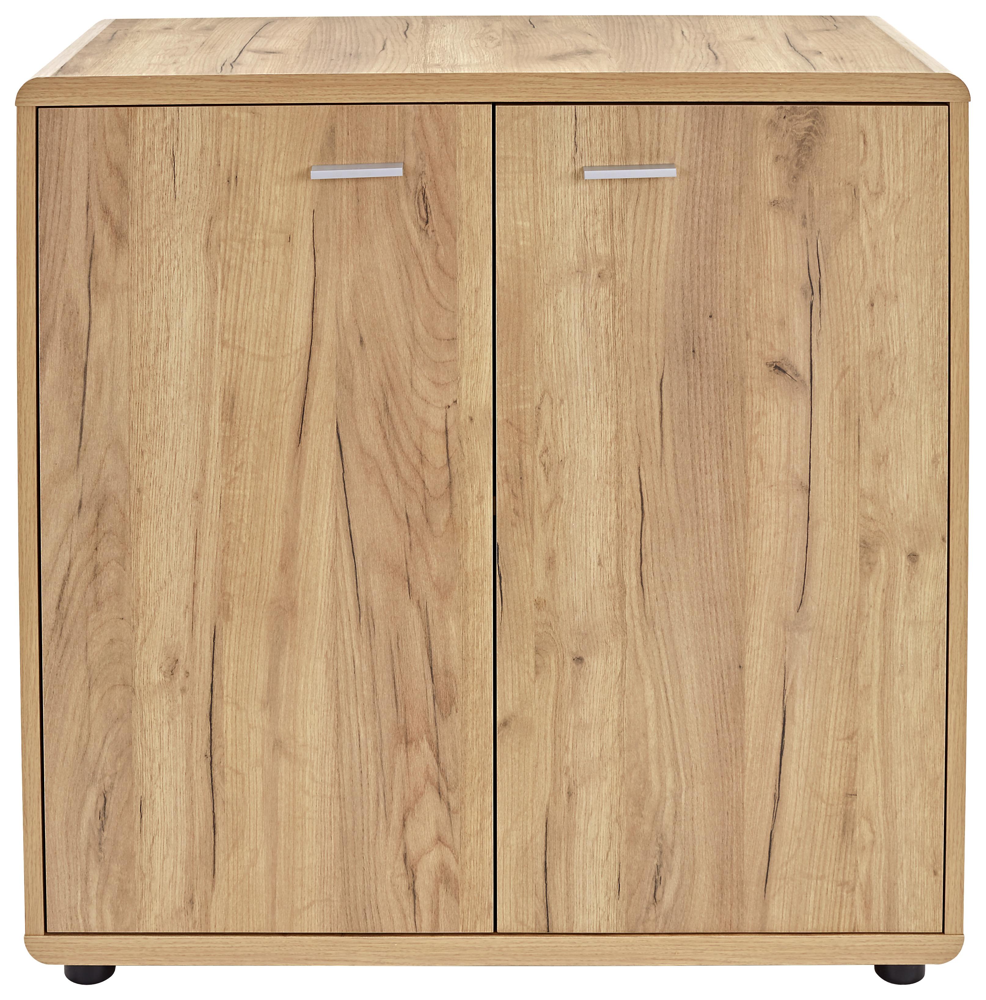 Komód Fontana 89/88 Cm - tölgyfa, Modern, faalapú anyag (89/87/40cm)
