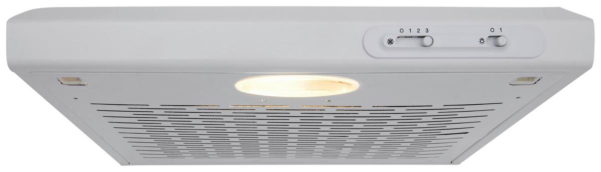 Dunstabzugshaube Respekta Suna 60 cm - Weiß, Trend, Metall (60/7,6/47cm) - Respekta