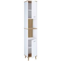 Hochschrank Landos - Honigeiche/Eichefarben, MODERN, Holzwerkstoff (32/181/28cm) - MID.YOU