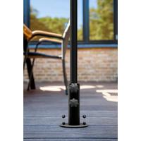 Sonnenschirmständer anthrazit bis Ø 5,8 cm - Anthrazit, MODERN, Metall (13/13/18cm) - Gardenson